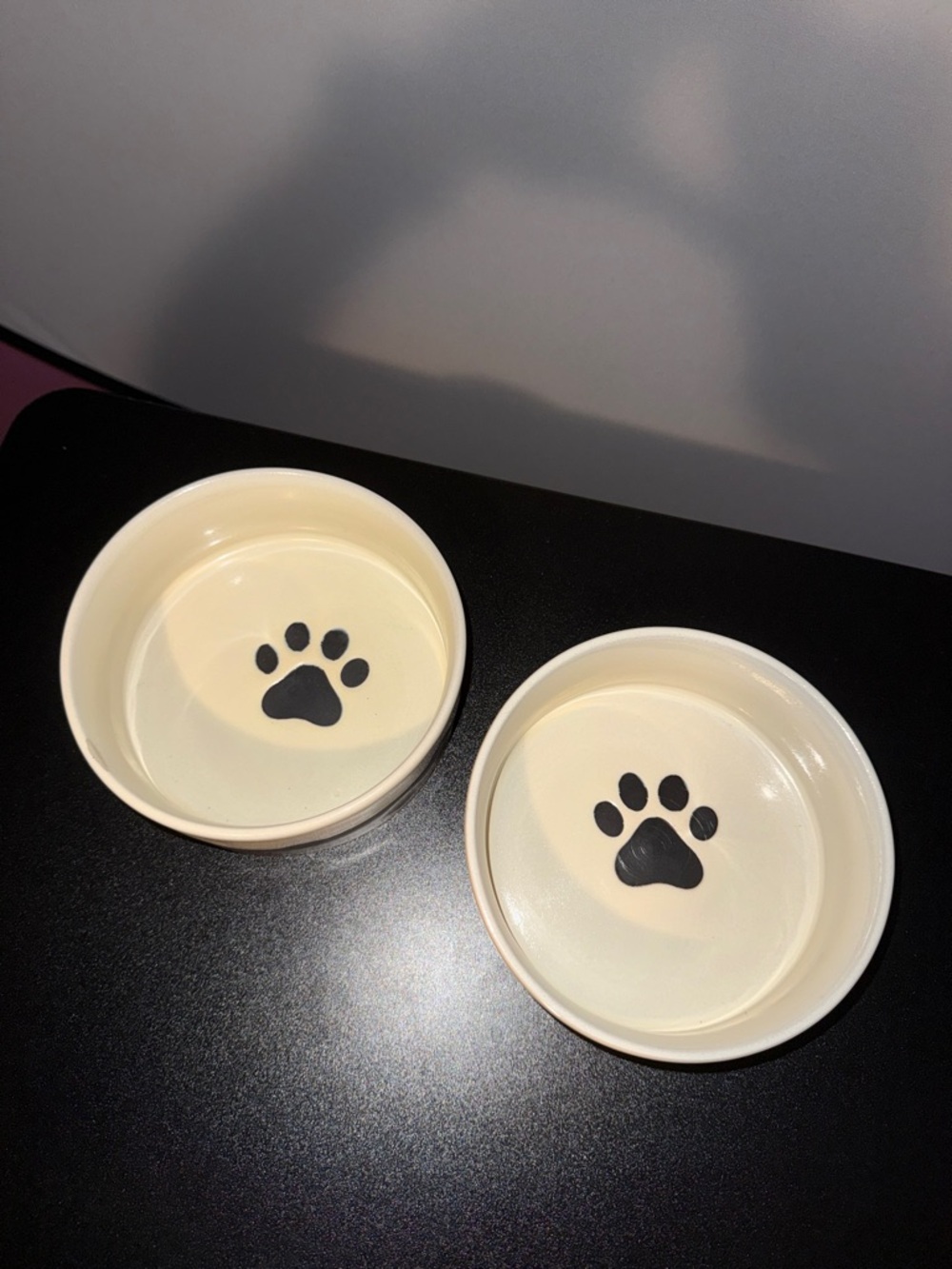 Ceramic Metallic Dog Bowls